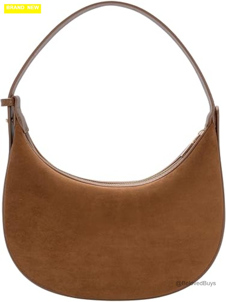 Suede Crossbody Bag Crescent Shoulder Hobo Handbag Vintage Tote With Adjustable